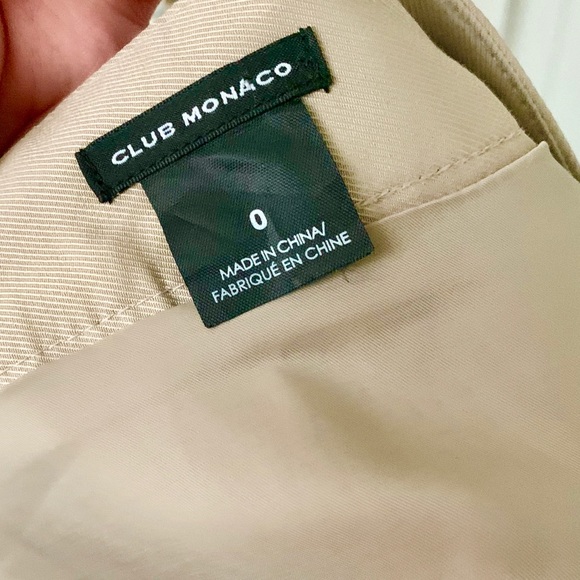 Club Monaco Khaki Skirt - Picture 3 of 3